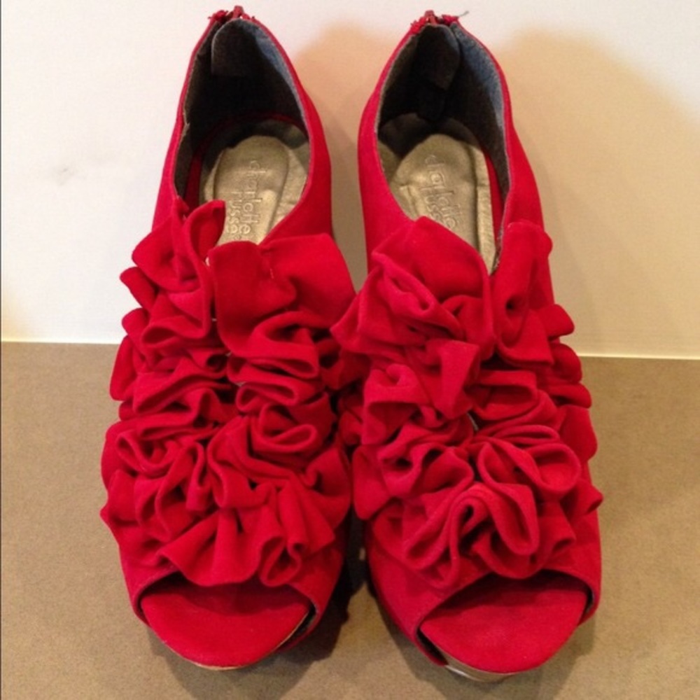 Charlotte Russe open toe heels